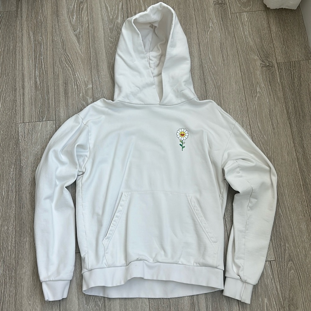 J Balvin morado x takashi murakami flower hoodie
